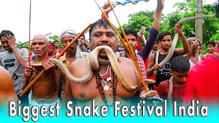 India's Biggest Snake Festival Celebration at Maa Bhagwati Temple Samastipur, Bihar