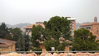 Prima neve su Cesena, 20 dicembre 2017