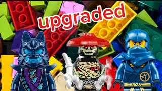 I UPGRADED 3 MINI FIGURES (ninjago)