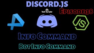 How To Make Discord.JS BOT | Episode 38 - Bot Info Command | Tech Tip Cyber