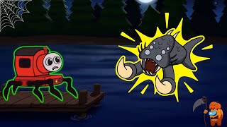 Baby Choo Choo Charles VS Monster Fish | Halloween Story Animation