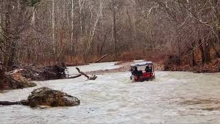 honda pioneer crossing river