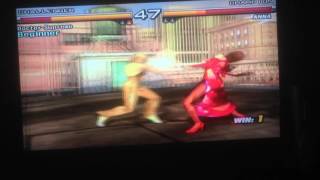 Tekken 5 Nina and Anna Williams Slap Fight 2