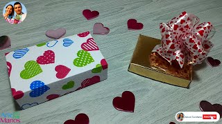 🔴Cómo Hacer CAJAS DE CARTÓN Para REGALOS, Tutorial Con Arte en Tus Manos