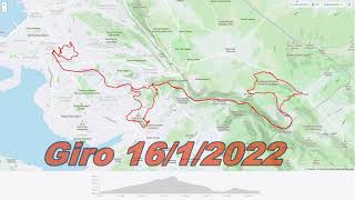 Giro 16/1/2022: San Lorenzo-Bisaboba-Cascatelle-Borgo San Sergio