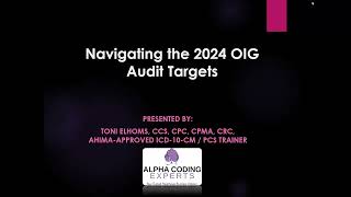 Navigating the 2024 OIG Audit Targets