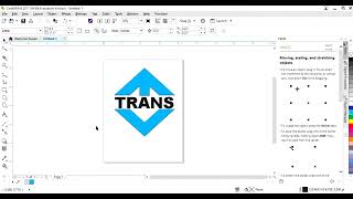 Tutorial Cara membuat logo TRANS TV mudah di coreldraw #7