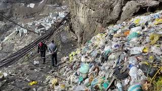 La Rinconada Mining. The miners walk