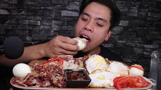 CORNED BEEF SILOG MUKBANG