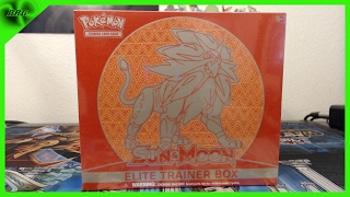 Pokemon Sun And Moon Elite Trainer Box Opening - Solgaleo Box