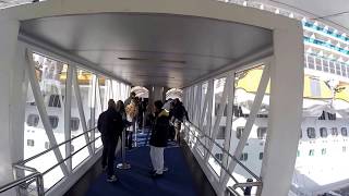 Costa Diadema: посадка на борт