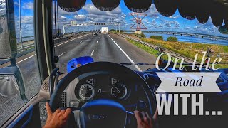 POV Truck Driving // On the Road With... // Off 2 Rotterdam City Centre// Daf Xf 480