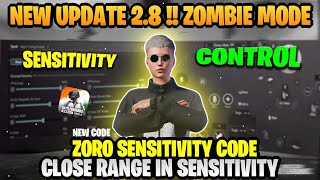 NEW🔥UPDATE 2.8.0 !! BEST SENSITIVITY CODE + CONTROL SETTINGS PUBG MOBILE/BGMI | BEST 4 FINGER