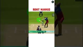 Rohit manhus 😏😏 | Wicket | #cricket #shorts