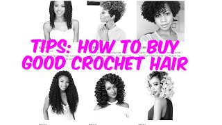 How To Buy Good Crochet Hair!