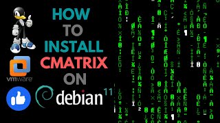 How to install cmatrix the falling matrix code on Debian #linux #shorts #trending #shortsvideo