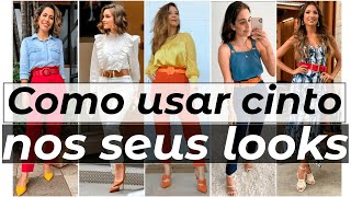 COMO USAR CINTO NOS SEUS LOOKS