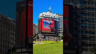 NUEVA PUBLICIDAD 3D en BUENOS AIRES, Obelisco #shorts