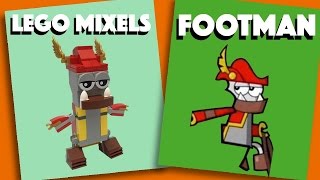 LEGO Mixels  - The Footman (From the Royal Coach) - Stop Motion Build (How to Build)