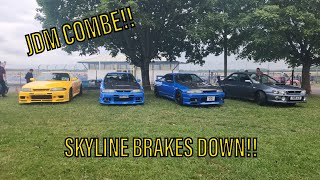 R33 Skyline Project (JDM COMBE) first car show ever!!