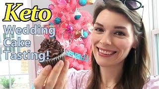 KETO: Wedding Cake Tasting! [Low Carb Bakery]