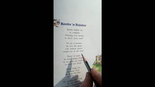 English poem || Recite 'n Rejoice || full explanation in Hindi ||