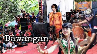 Dawanga || ngejar anak kecil sampai turun panggung || Gagak Rimang