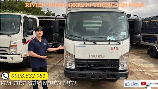 XE TẢI ISUZU 1T9 2T4 CABIN VUÔNG THÙNG KÍN | QKR210 THÙNG INOX TIÊU CHUẨN |  TIẾT KIỆM NHIÊN LIỆU