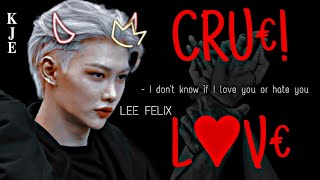 CRU€! L❤︎V€ 🔥| Lee felix ff Episode 7 🖤