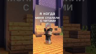 Я когда меня спалили с читами😂🤣#shorts#minecraft#мем