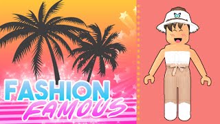 Roblox - DESFILANDO NO FASHION FAMOUS