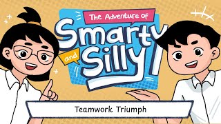 Teamwork Triumph | Smarty and Silly | Read Aloud Comic | Narrated Comic