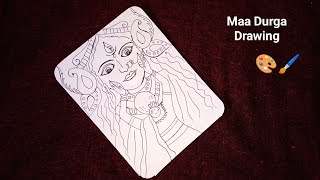 Durga Puja special drawing | Maa Durga boron drawing | maa Durga face drawing | Happy Navratri 2024