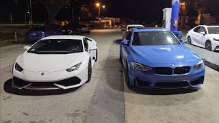 2015 Lamborghini Huracan LP610-4 vs 2016 BMW M3 Bolt Ons E85