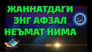 ЖАННАТДАГИ ЭНГ АФЗАЛ НЕЪМАТ НИМА