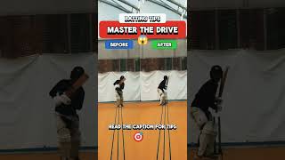 MASTER THE DRIVE🎯😱 | #shorts #cricket #sports #batting #shortfeed