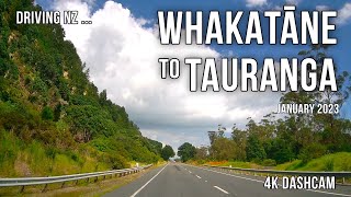 Driving New Zealand: Whakatāne to Tauranga 4K