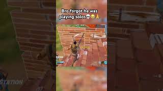 Bro forgot this was solo #fortnite #rip200pumps #fortnitememes #gaming #onepumped #memes #