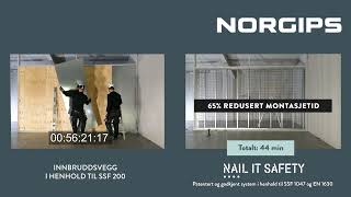 Nail It Safety - 65% redusert montasjetid