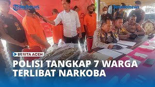 Polres Bireuen Tangkap Tujuh Warga Terlibat Narkoba