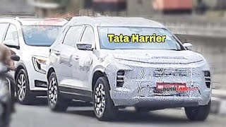 2023 Tata Harrier & Safari Facelift Spotted With XUV 700