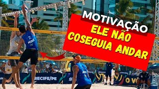 ESSE VIDEO VAI TE MOTIVAR! Pedro e a superação no vôlei de praia. #volei #voleibol #voleidepraia