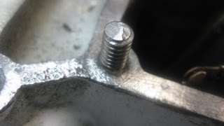 Outdrive / Outboard broken bolt repair and removal