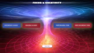 Focus & Creativity - Creative Thinking, Visualisation & Problem Solving - Binaural Beats & Iso Tones