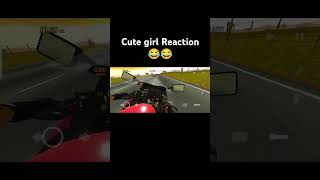 Cute girl reaction 😂😂 Cute girl Rona lagi 😍😍 #zx10r #zx6r #rajadc #viral #trending #shorts #short