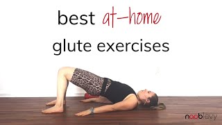 Best dumbbell glute exercises for 10 minute at-home leg workouts!