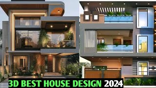 MODERN HOUSE OUTDOOR DESIGN| 3D HOUSE DESIGN IDEAS 2024|