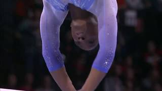 Simone Biles nails two historic signature moves at world championships