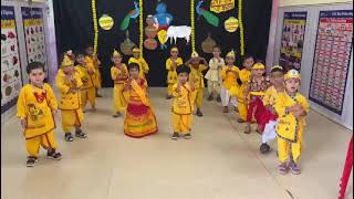 Nhi mai Makhanchor dance by our play group kids | Janamashtmi dance | Kindergarten