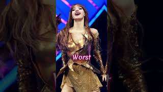 lisa 'money' and 'lalisa' Worst vs Best outfits..|| (in my opinion...don't hate) || #blackpink #lisa